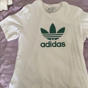 XL Adidas green tee